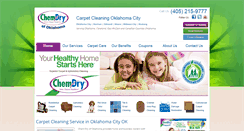 Desktop Screenshot of chemdryoklahoma.com